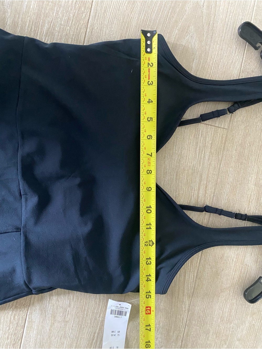 NWT Abercrombie YPB Black Sweetheart Active Dress Built-In Shorts Small Tall - Picture 12 of 13